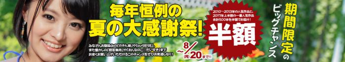 2018年8月半額